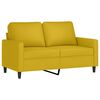 vidaXL Ensemble de canap&eacute;s 4 pcs avec coussins Jaune Velours