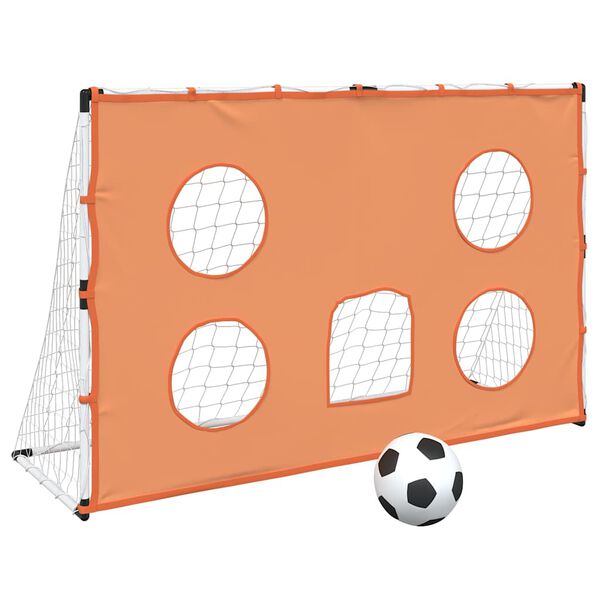 vidaXL But de football pour enfants avec tapis de ciblage et ballon