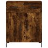 vidaXL Buffet haut Ch&ecirc;ne fum&eacute; 69,5x34x180 cm Bois d'ing&eacute;nierie