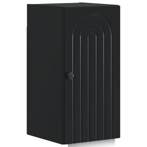 vidaXL Armoire murale de salle de bain ALKMAAR Noir 30 x 31 x 59 cm