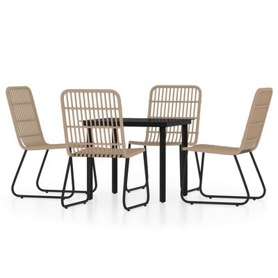 vidaXL Ensemble de salle à manger de jardin 5 pcs Chêne