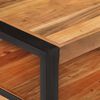 vidaXL Table basse 120x55x40 cm bois massif d'acacia