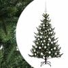 vidaXL Sapin de No&euml;l artificiel avec boules 120 cm 150 LED Blanc chaud