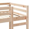 vidaXL Cadre de lit mezzanine Naturel 90 x 190 cm Pin massif
