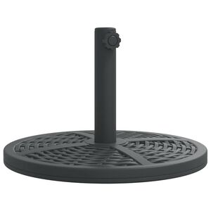 vidaXL Base de parasol pour m&acirc;ts &Oslash;38 / 48 mm 12 kg rond
