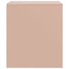 vidaXL Table de chevet rose 34,5x39x44 cm acier