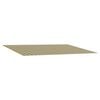 vidaXL Toile de rechange pour auvent Vert et jaune 350 x 250 cm