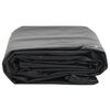 vidaXL Bâche anthracite 4x6 m 650 g/m²