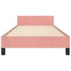 vidaXL Cadre de lit sans matelas rose 90x190 cm velours