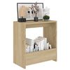 vidaXL Table d'appoint ch&ecirc;ne sonoma 50x26x50 cm bois d'ing&eacute;nierie