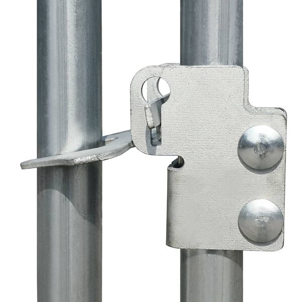 vidaXL Cage extérieure pour poulets Acier galvanisé 2 x 2 x 1,92 m