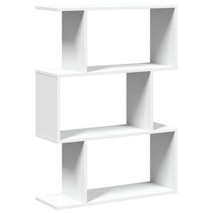 vidaXL Biblioth&egrave;que s&eacute;parateur de pi&egrave;ce &agrave; 3 niveaux blanc 70x24x97 cm