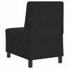 vidaXL | Unit&eacute; de Sofa Modulaire Sans Accoudoirs | Noir 55 x 74 x 82 cm