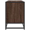 vidaXL Meuble TV chêne marron 150x35x41 cm bois d'ingénierie et métal
