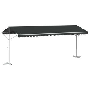 vidaXL Auvent autoportant Anthracite 6 x 3 m Polyester