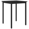 vidaXL Table de salle &agrave; manger / Table de repas 60 x 60 x 75 cm Carr&eacute;