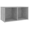 vidaXL Ensemble de meubles TV 3 pcs Gris béton Bois d'ingénierie