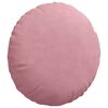 vidaXL Coussins de si&egrave;ge 2 pcs Rose &Oslash; 80 x 29 cm Velours
