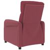 vidaXL Fauteuil de massage Rouge bordeaux Tissu