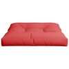 vidaXL Coussin de palette rouge 80x80x12 cm tissu