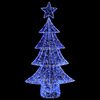 vidaXL Sapin de Noël avec 160 LED Bleu 150 cm Acrylique