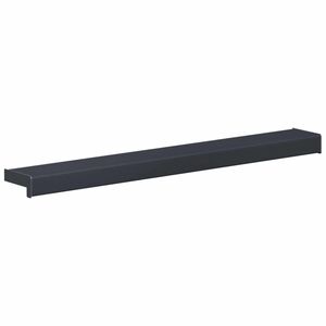 vidaXL Appui de fen&ecirc;tre Anthracite avec grain de bois 80 x 15 x 4,5 cm