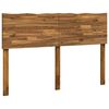 vidaXL T&ecirc;te de lit en bois brut ROSTOCK Naturel 150 cm