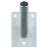 vidaXL Support de Drapeau Argent&eacute; 10,5 x 7,5 x 2,5 cm Acier