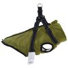 vidaXL Manteau pour chien Vert arm&eacute;e L24 Fleece et Polyester