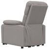 vidaXL Fauteuil inclinable électrique Taupe Tissu