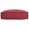 vidaXL Coussin Bordeaux 50 x 50 x 12 cm Tissu Oxford