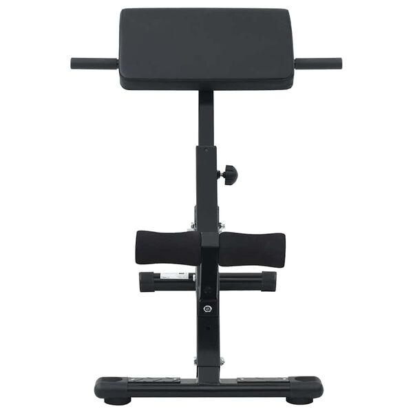 vidaXL Banc d'hyperextension Noir 101 x 70 x 71 cm