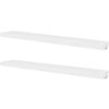 vidaXL &Eacute;tag&egrave;res murales 4 pcs Blanc 120 cm