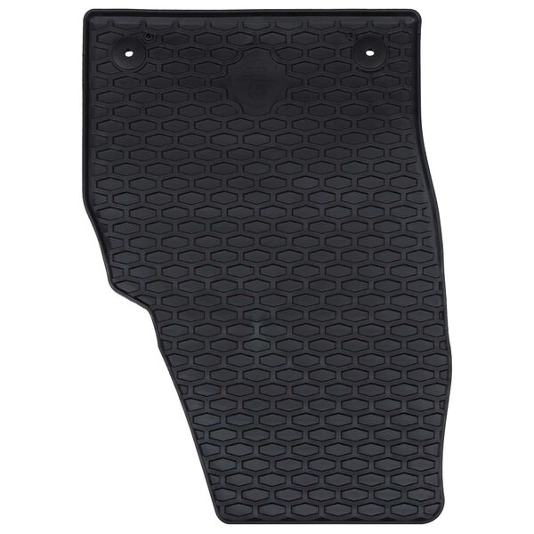 vidaXL Tapis de voiture 4 pcs Noir Caoutchouc