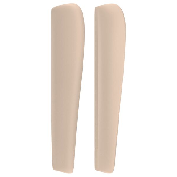 vidaXL T&ecirc;te de lit avec oreilles Cappuccino 183x23x118/128 cm