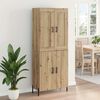 vidaXL Haut Armoire 2 pcs Ch&ecirc;ne artisanal Bois d'ing&eacute;nierie