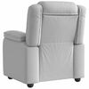 vidaXL Fauteuil inclinable gris nuage tissu