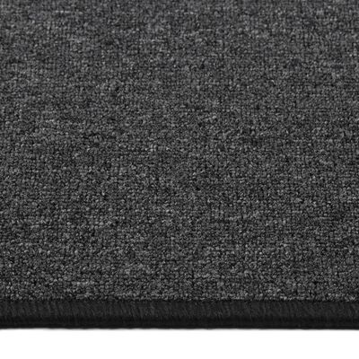 vidaXL Tapis de couloir Anthracite 80x400 cm