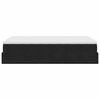 vidaXL Cadre de lit ottoman avec matelas noir 120x200 cm velours
