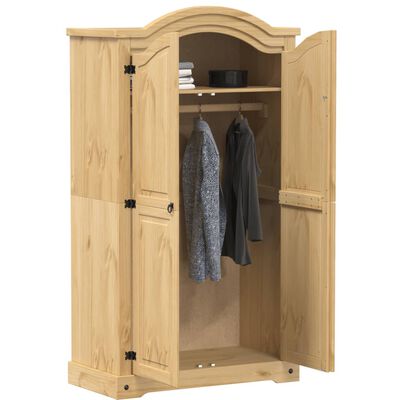 vidaXL Garde-robe Corona 102x52x186 cm bois de pin massif