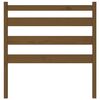 vidaXL T&ecirc;te de lit Marron miel 106x4x100 cm Bois massif de pin