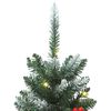 vidaXL Sapins de No&euml;l artificiels 2 pcs 100 LED vert et blanc 120 cm