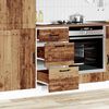 vidaXL Armoire de cuisine Lucca vieux bois bois ing&eacute;nierie