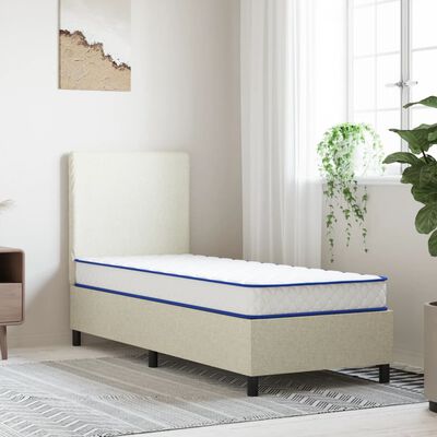 vidaXL Matelas en mousse à mémoire de forme blanc 80x200x17 cm