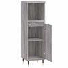 vidaXL Armoire salle de bain sonoma gris 30x30x100 cm