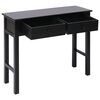 vidaXL Table console Noir 90 x 30 x 77 cm Bois