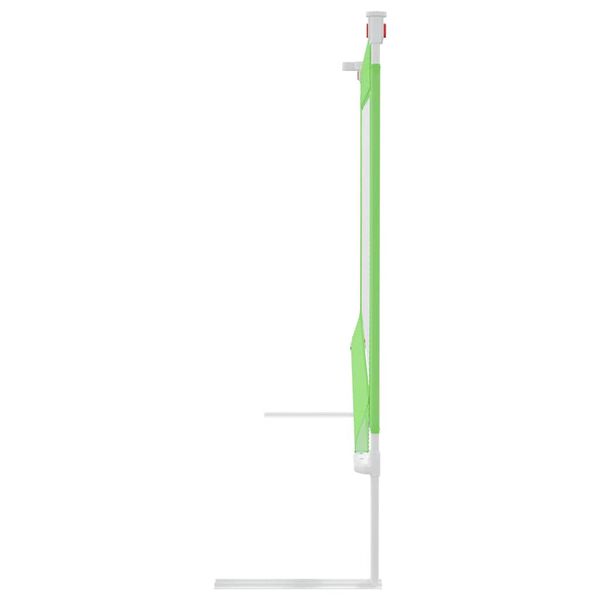 vidaXL Barri&egrave;re de s&eacute;curit&eacute; de lit d'enfant Vert 100x25 cm Tissu