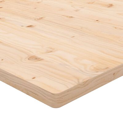 vidaXL Dessus de table 80x80x2,5 cm bois de pin massif