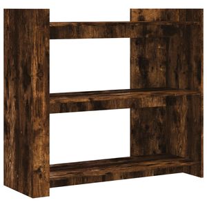 vidaXL Table console ch&ecirc;ne fum&eacute; 100x35x90 cm bois d'ing&eacute;nierie