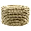 vidaXL Corde de bateau 12 mm 250 m Naturel